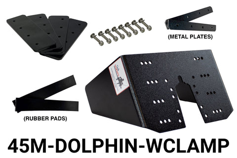 Dolphin-Trolling Fin with No-Drill Clamp Set